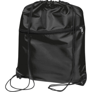 Gymbag aus RPET, schwarz