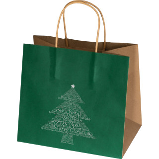 Weihnachtstasche klein, grün