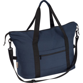 Duffel Bag aus recycelter Baumwolle, dunkelblau