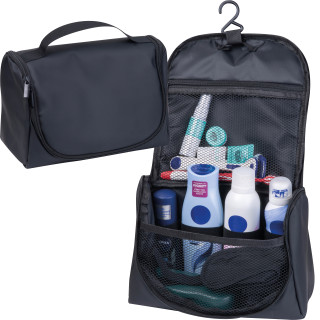 Kosmetiktasche mit Aufhängehaken NOAH, schwarz
