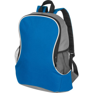 Rucksack mit Seitenfächern aus Polyester CAMERON, blau