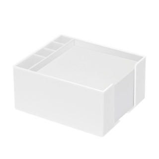 Zettelbox mit Köcher "Ypsilon", weiß