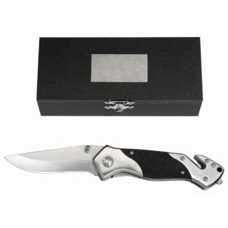 Metmaxx® Rettungsmesser "Cut&Rescue" ,, silber, schwarz