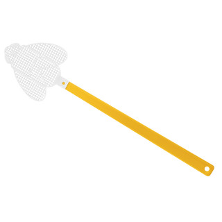 Fliegenklatsche "Brummi", gelb, weiß