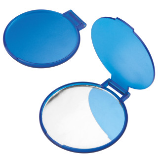 Schminkspiegel gefrostet, blau