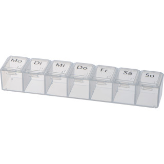 Tablettendose, transparent