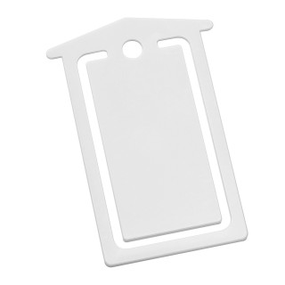 Zettelklammer "Postbriefkasten", weiß