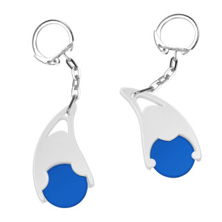 Chiphalter mit  1€-Chip "Epsilon", blau, weiß
