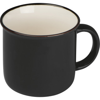 Nostalgietasse aus Keramik, 350ml RAYMOND, schwarz