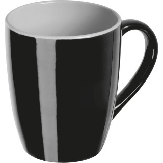 Tasse aus Keramik, 300ml AUSTIN, schwarz