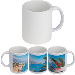 Sublimationstasse, 300ml, weiss