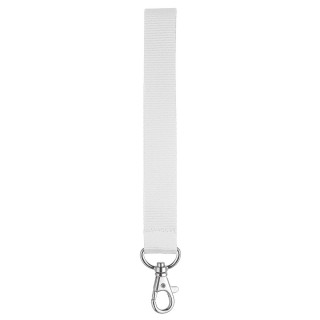 Kurz-Schlüsselband/Kurz-Lanyard, weiß