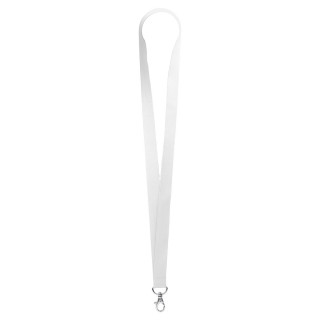 Schlüsselband/Lanyard "Standard", Bandbreite 20 mm, weiß