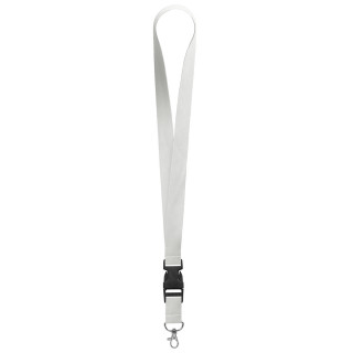 Schlüsselband/Lanyard "Standard", Bandbreite 25 mm, weiß