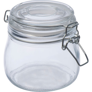 Verschließbares Aufbewahrungsglas, 400ml, transparent