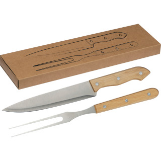 Fleischgabel Set, beige