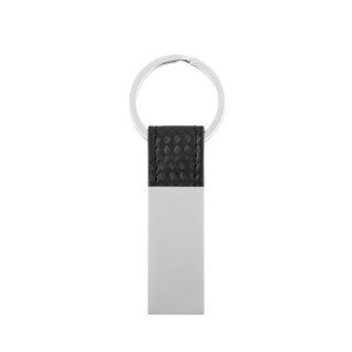 Metmaxx® Schlüsselanhänger "RepresentativeMetal", schwarz, carbon