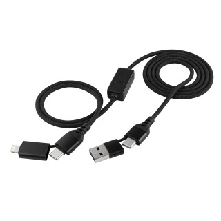 Metmaxx® Ladekabel "Dr.ChargeDataShield", schwarz