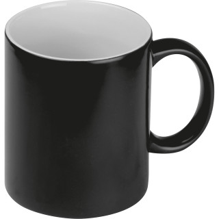 Sublimationstasse mit Effekt, 300ml, schwarz