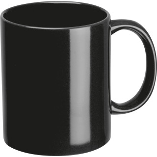 Kaffeetasse aus Keramik, 300ml DEREK, schwarz
