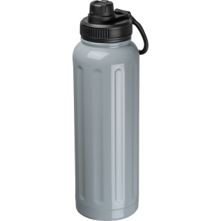 Doppelwandige Trinkflasche 1200ml, grau