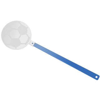 Fliegenklatsche "Fußball", blau, weiß