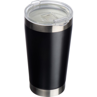 Vakuum Edelstahlbecher  KORNEL, schwarz