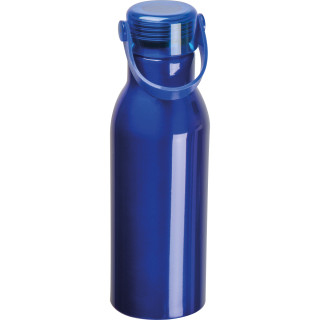 Trinkflasche aus recyceltem Aluminium, blau