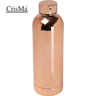 CrisMa Vakuum Edelstahltrinkflasche, 500ml  SILVIA, kupfer