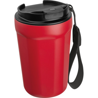 Trinkbecher aus Edelstahl, 350ml, rot