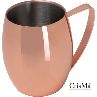 CrisMa Edelstahlbecher, 400ml, kupfer