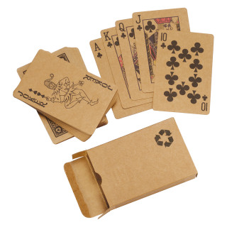 Kartenspiel Karton, beige