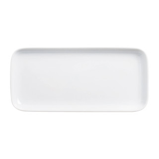 senator Caleo Porzellantablett rechteckig, weiß