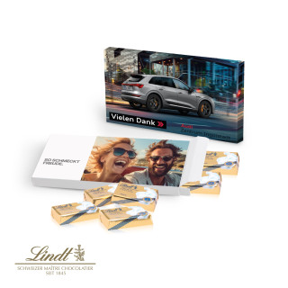 Präsentbox, Lindt Schokotäfelchen