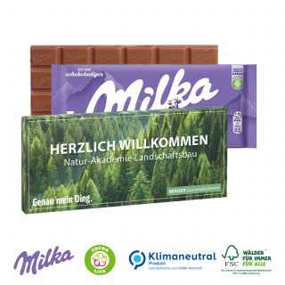 Schokolade von Milka, 100 g, Klimaneutral