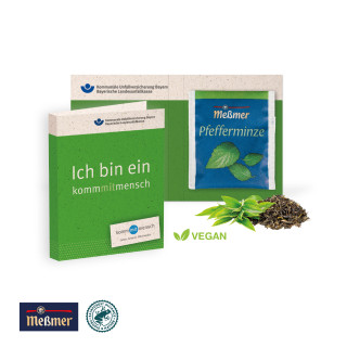 Werbe-Klappkarte, Premium-Tee