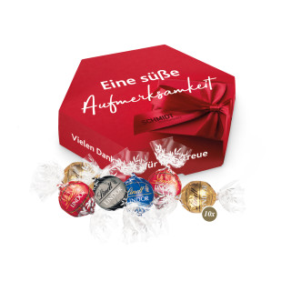 Süße Präsentbox "Maxi", Lindt Lindor Pralinés - Weihnachten