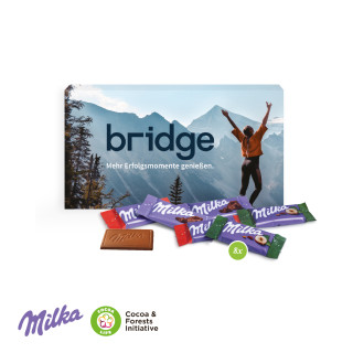 Präsentbox, Milka Schokotäfelchen