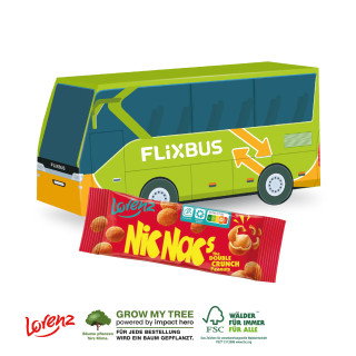 3D PRÄSENT „BUS” - 1 Stück Lorenz Nic Nac´s (ca. 35 g)