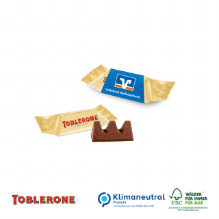 TOBLERONE MINI Werbeschuber - 1 TOBLERONE Mini (ca. 8 g)