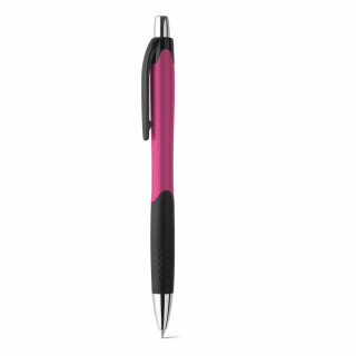 CARIBE. Kugelschreiber aus ABS mit Gummigriff, rosa