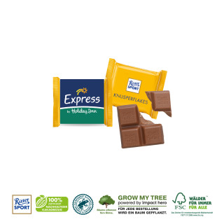 Werbebanderole mit Ritter Sport Mini - Express