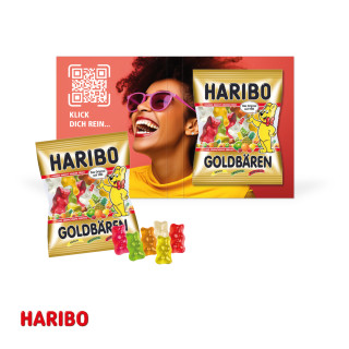 Werbe-Klappkarte, HARIBO Goldbären