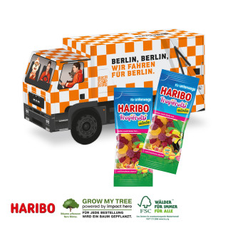 3D-Präsent mit Haribo Tropifrutti - LKW