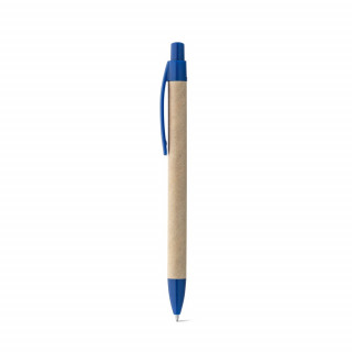 REMI. Kraftpapier-Kugelschreiber mit Clip, blau