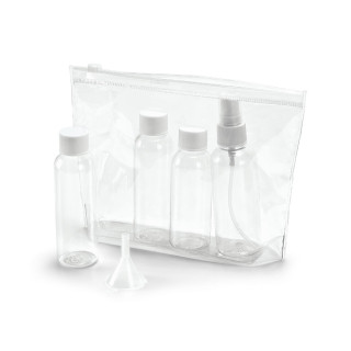 DENIRO. Transparente Kulturbeutel PVC, transparent