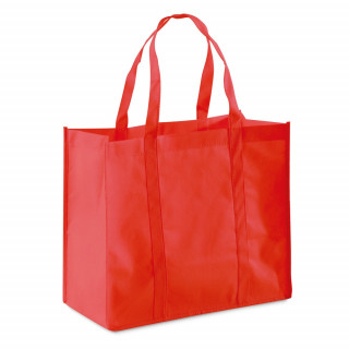 SHOPPER. Einkaufstasche aus Non-woven, rot