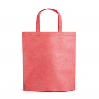 TARABUCO. Einkaufstasche aus Non-woven mit Schweißnaht, rot