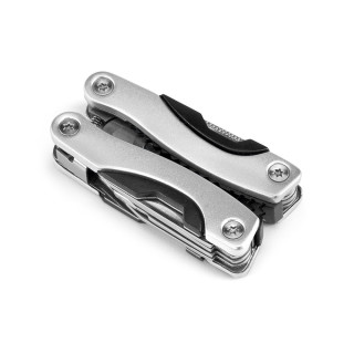 DUNITO. Multifunktionswerkzeug aus Edelstahl und Aluminium, satinsilber
