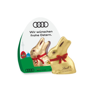 Lindt Goldhase im Werbeaufsteller, 50 g